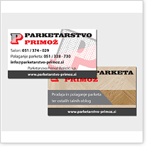 Redesign vizitke Parketarstvo Primož